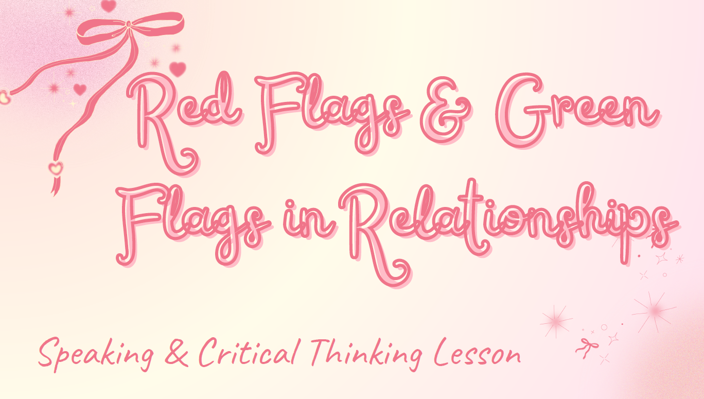 Product image - Red Flags & Green Flags in Relationships