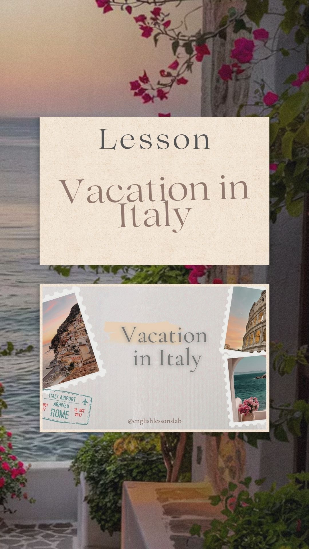 Product image - Vacation in Italy